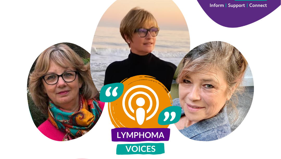 Lymphoma Voices podcast with Emma Forbes and Sarah Standing