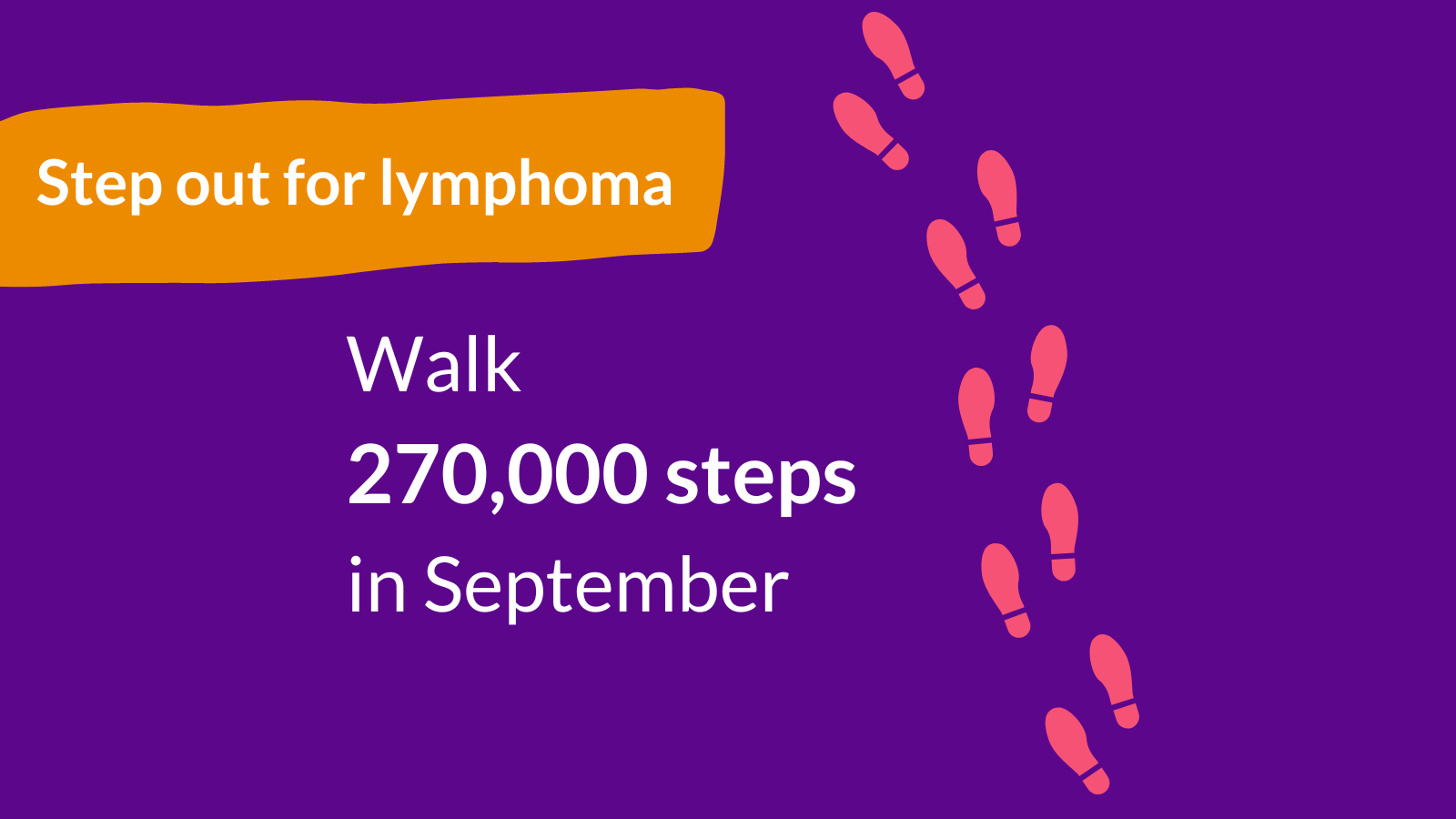 Step out for lymphoma
