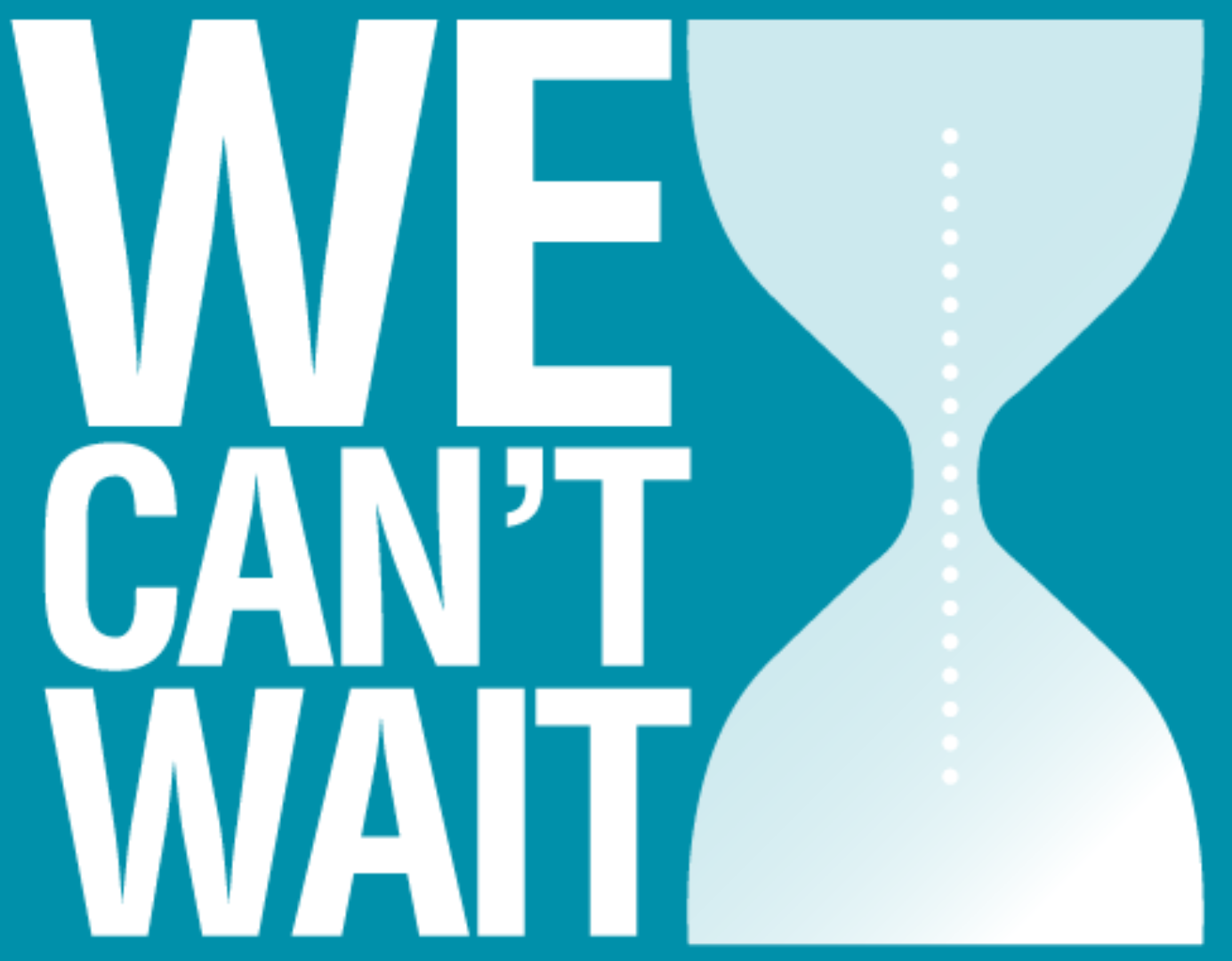 We can't wait logo from Lymphoma Coalition for World Lymphoma Awareness Day