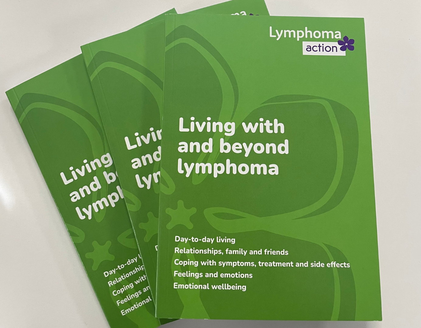 Living with and beyond lymphoma book