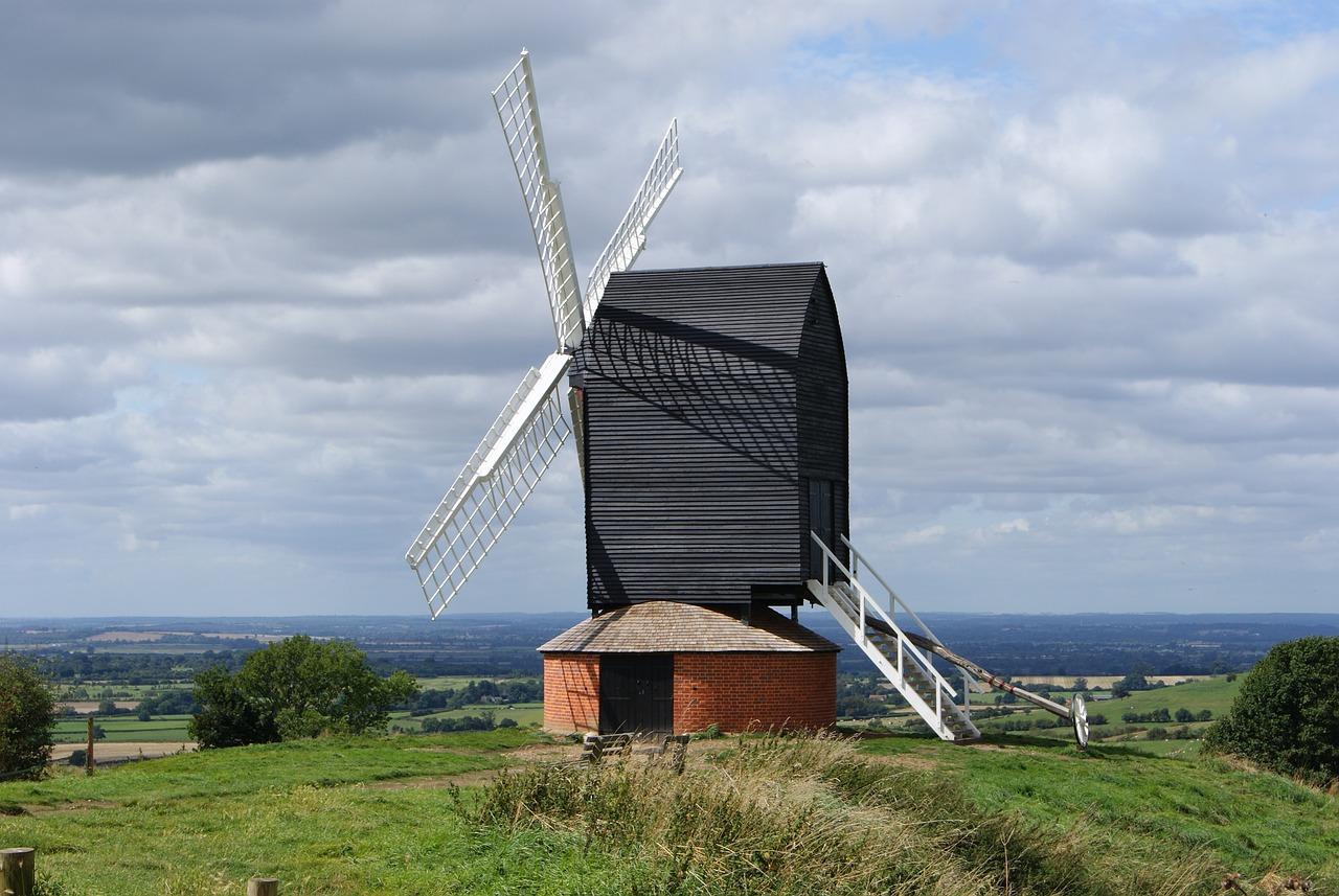 Windmill on hill