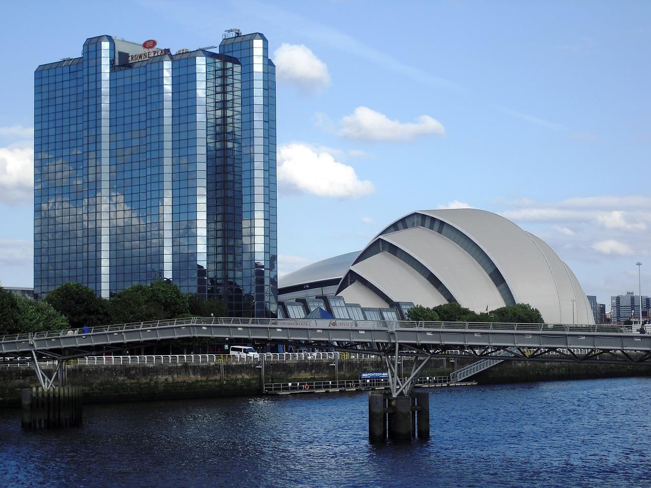 buildings near a river