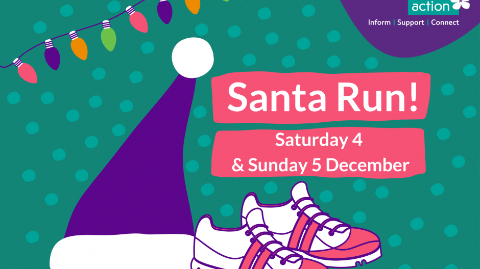 Santa run 2021 poster