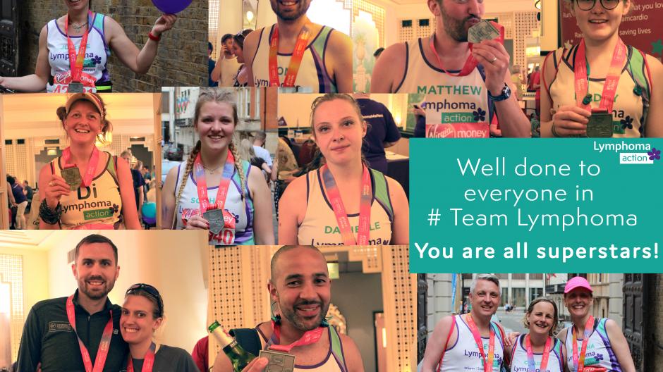 photo montage of runners from the London Marathon 2018 