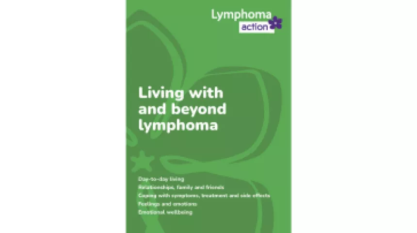 Cover of Living with and beyond lymphoma