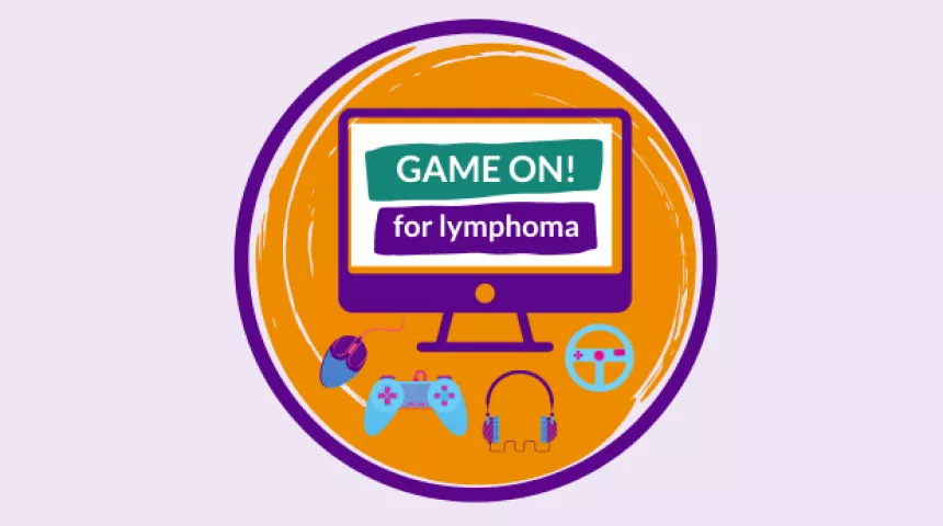 Game on for lymphoma logo