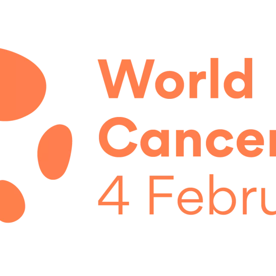 World Cancer Day orange logo 
