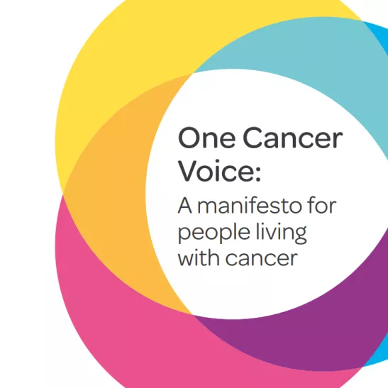 One Cancer Voice manifesto