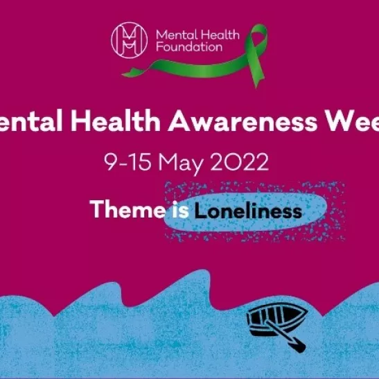 Mental Health Awareness Week 2022 poster