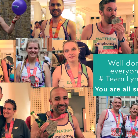 photo montage of runners from the London Marathon 2018 