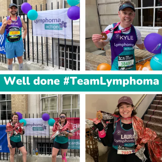 Well done #TeamLymphoma