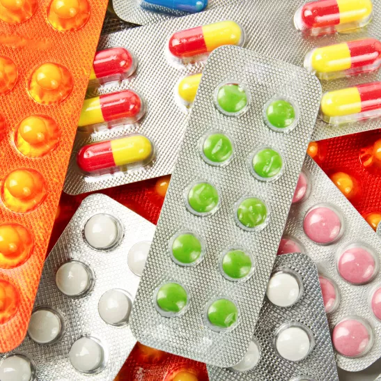 Image of various antibiotics 